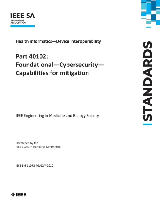 IEEE 11073-40102-2020 pdf