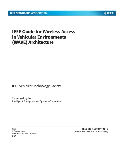 IEEE 1609.0-2019 pdf