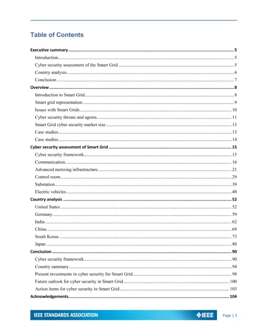 IEEE Smart Grid Research: Cyber Security pdf