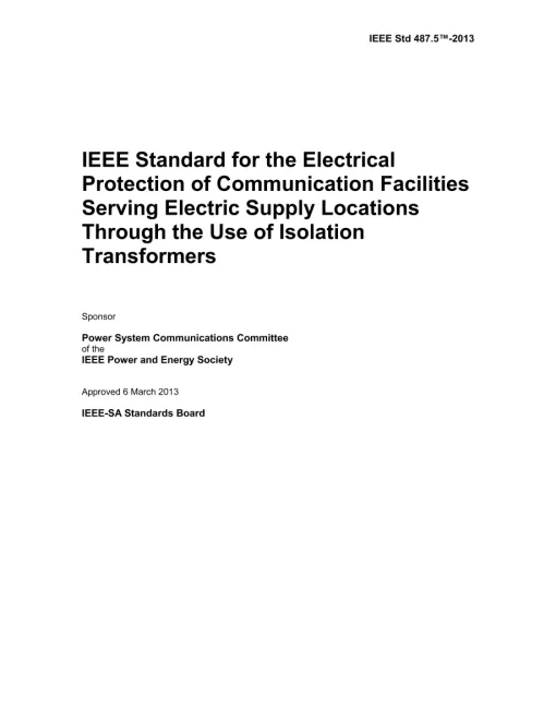 IEEE 487.5-2013 pdf