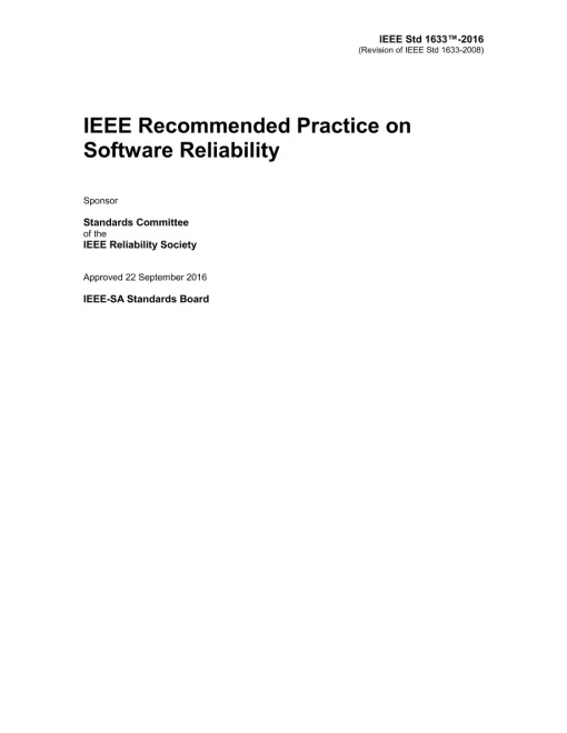 IEEE 1633-2016 pdf