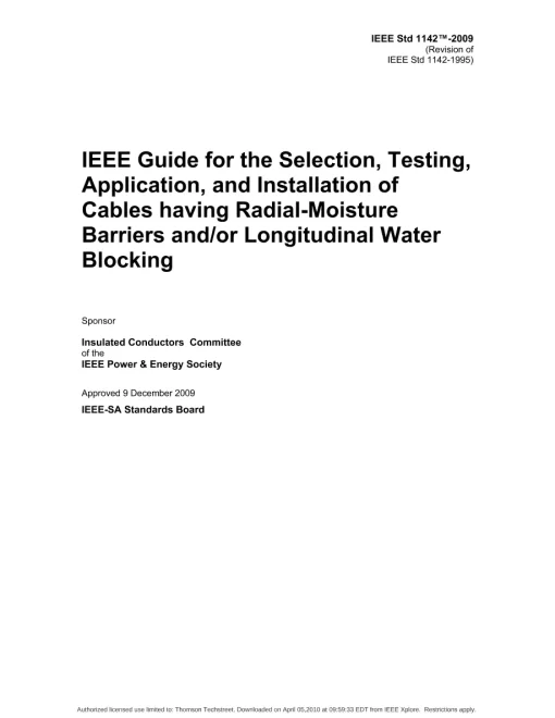 IEEE 1142-2009 pdf