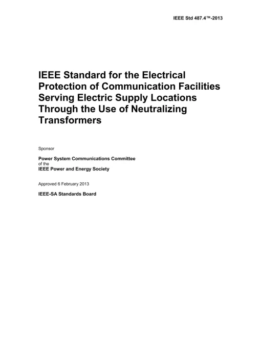 IEEE 487.4-2013 pdf