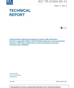 BS PD IEC TR 61850-90-14:2021 pdf