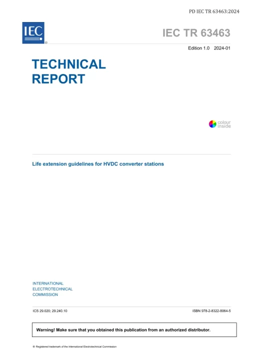 BS PD IEC TR 63463:2024 pdf