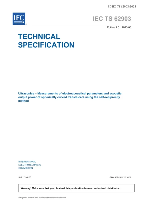 BS PD IEC TS 62903:2023 pdf