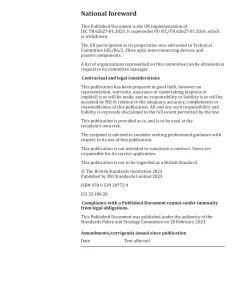 BS PD IEC TR 62627-01:2023 pdf