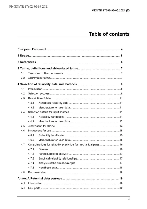 BS PD CEN/TR 17602-30-08:2021 pdf