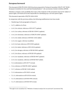 BS PD CEN/TR 10261:2023 pdf