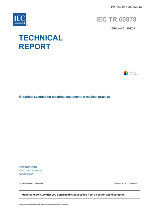 BS PD IEC/TR 60878:2022 pdf