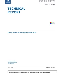 BS PD IEC TR 63079:2017+A2:2020 pdf