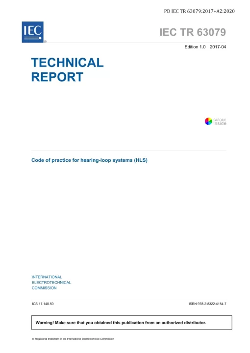 BS PD IEC TR 63079:2017+A2:2020 pdf