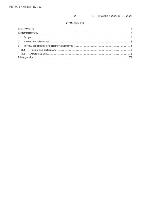 BS PD IEC TR 63283-1:2022 pdf