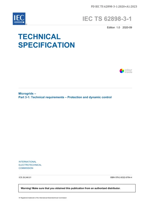 BS PD IEC TS 62898-3-1:2020+A1:2023 pdf