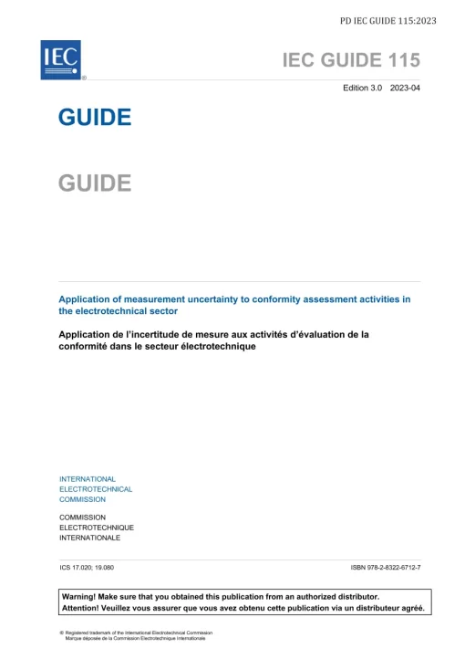 BS PD IEC GUIDE 115:2023 pdf