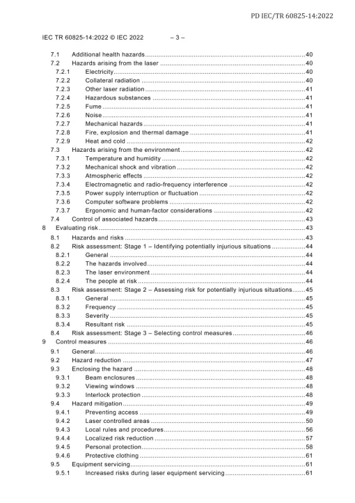 BS PD IEC/TR 60825-14:2022 pdf