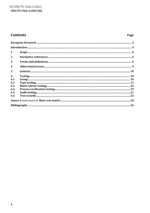 BS PD CEN/TS 1566-2:2023 pdf