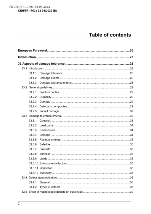 BS PD CEN/TR 17603-32-04:2022 pdf