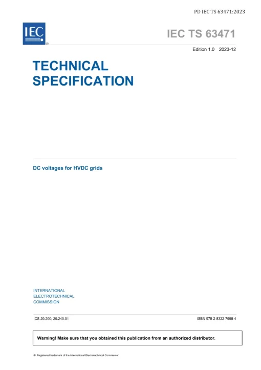 BS PD IEC TS 63471:2023 pdf