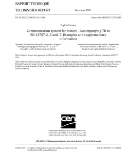 BS PD CEN/TR 17167:2023 pdf