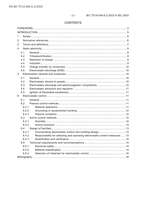 BS PD IEC TS 61340-6-2:2023 pdf