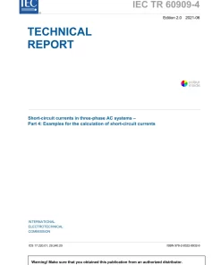 BS PD IEC/TR 60909-4:2021 pdf