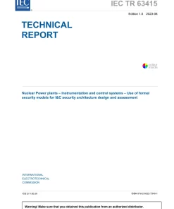 BS PD IEC TR 63415:2023 pdf