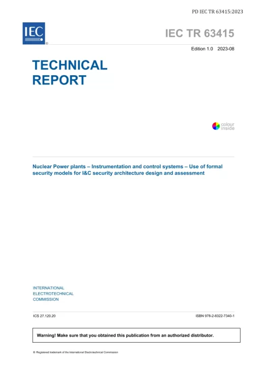 BS PD IEC TR 63415:2023 pdf