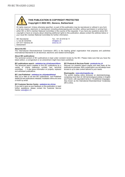 BS PD IEC TR 63283-2:2022 pdf