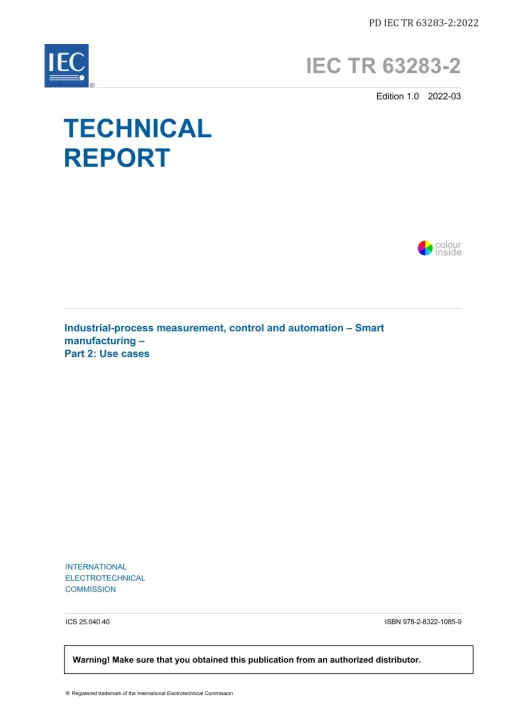 BS PD IEC TR 63283-2:2022 pdf