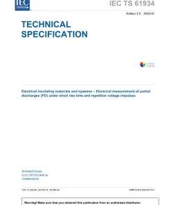 BS PD IEC TS 61934:2024 pdf