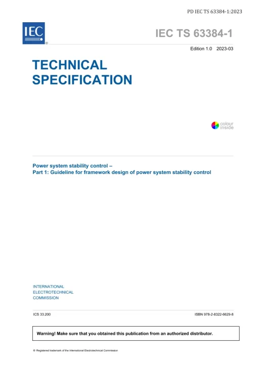 BS PD IEC TS 63384-1:2023 pdf