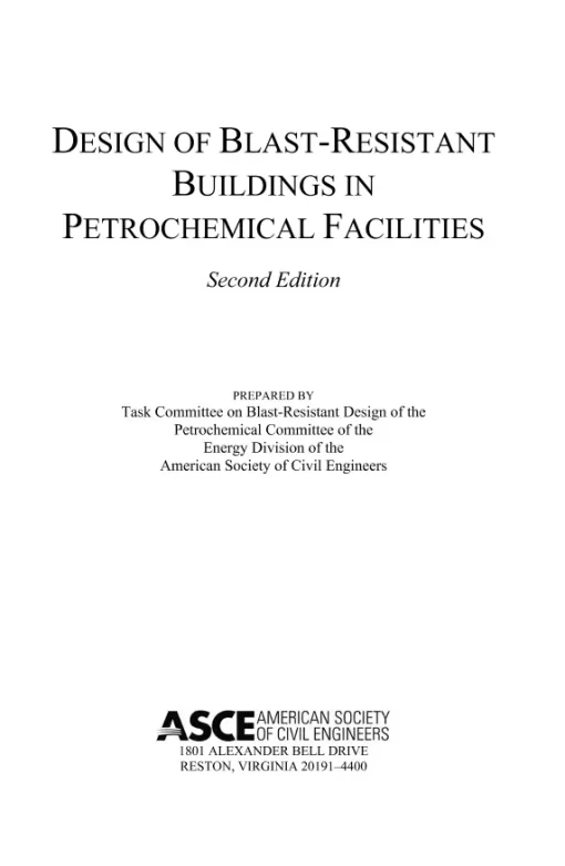 Design of Blast-Resistant Buildings in Petrochemical Facilities pdf