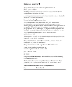 BS PD IEC TS 61400-31:2023 pdf