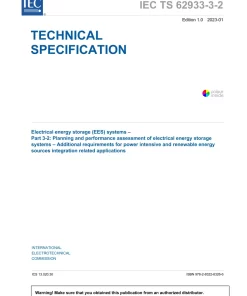 BS PD IEC/TS 62933-3-2:2022 pdf