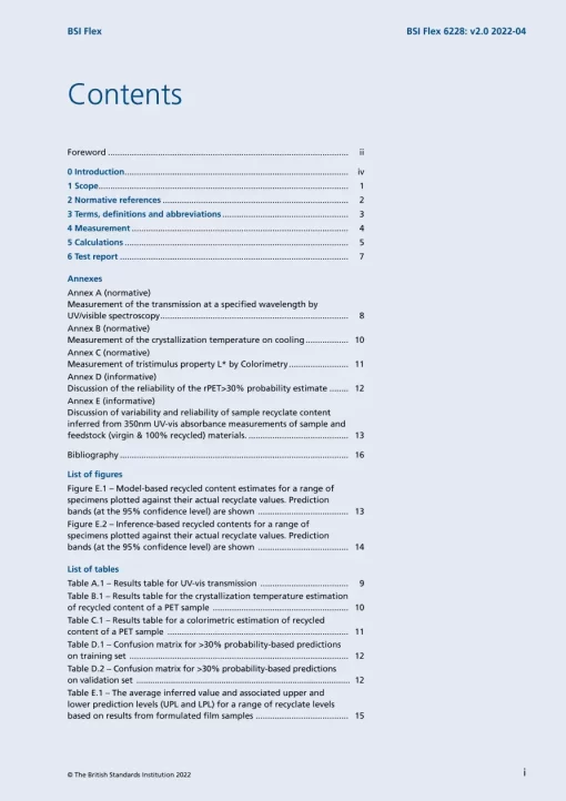 BS BSI Flex 6228: v2.0 2022-04 pdf