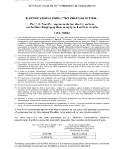 BS PD IEC PAS 61851-1-1:2023 pdf