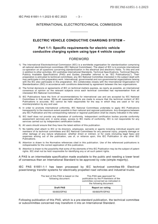 BS PD IEC PAS 61851-1-1:2023 pdf